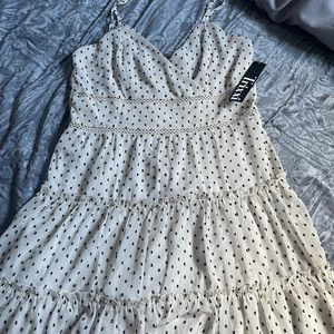 OFF WHITE MINI DRESS
